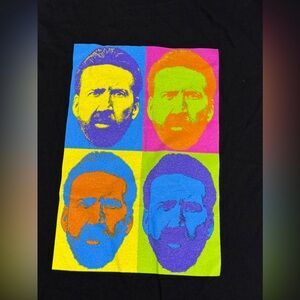 Nicolas Cage: Promo Steve -Rare-Massive Ralent Movie LIMITED Edition size: XL